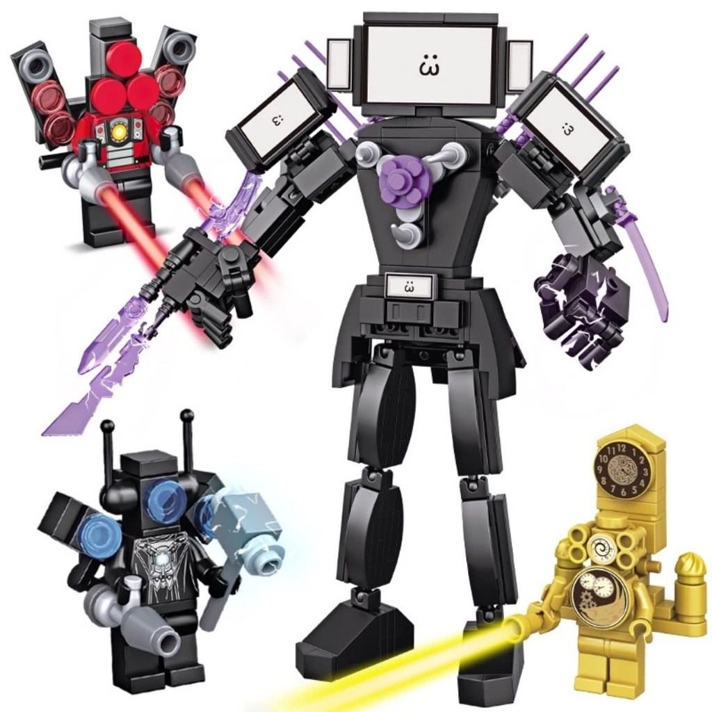 Đồ chơi xếp hình Robot Skibidi Titan TV_2031