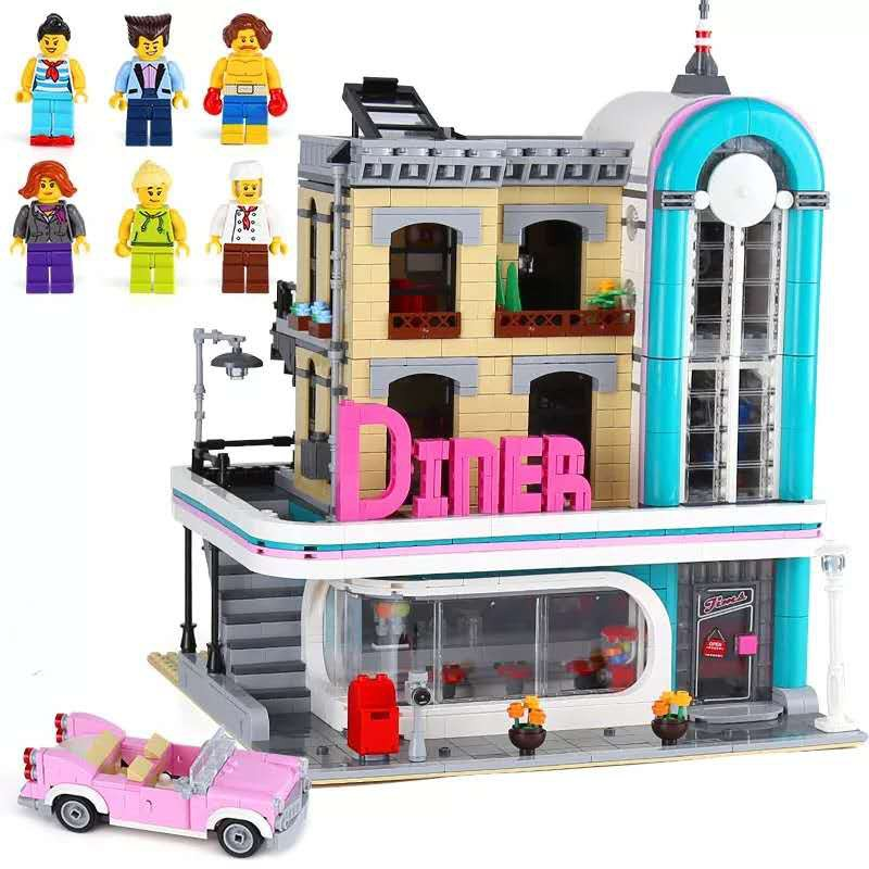 Đồ chơi xếp hình nhà Downtown Diner_15037