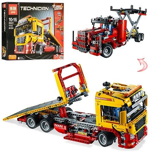 Đồ chơi xếp hình xe tải sàn phẳng_20021