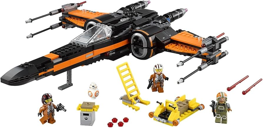 Đồ chơi xếp hình máy bay chiến đấu X-Wing của Poe_S7102