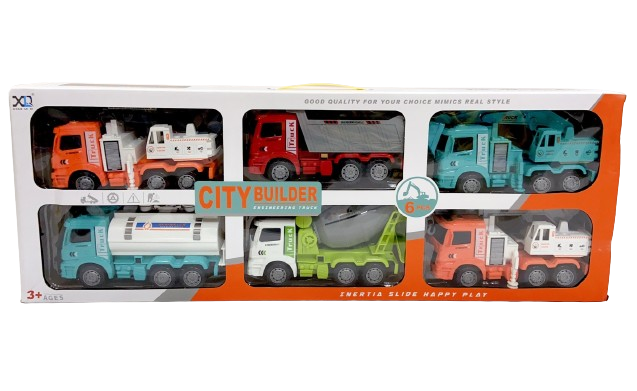 Mô hình 6 xe công trường_XlQ-6G