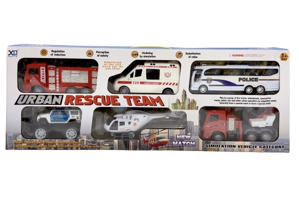 Mô hình 6 xe cứu hộ_XLQ-6S