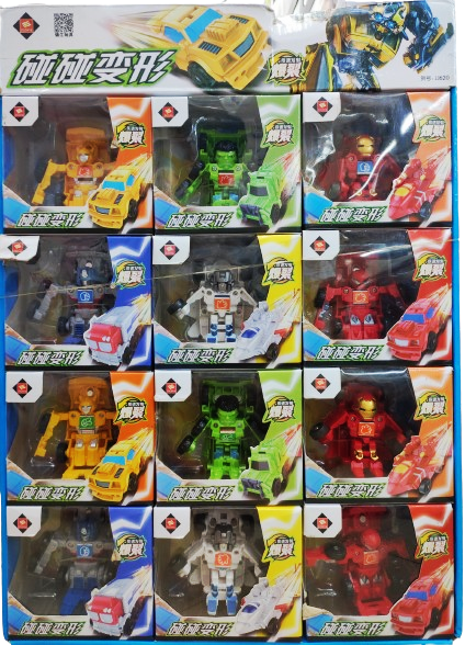 Set 12 robot biến hình_JJ620
