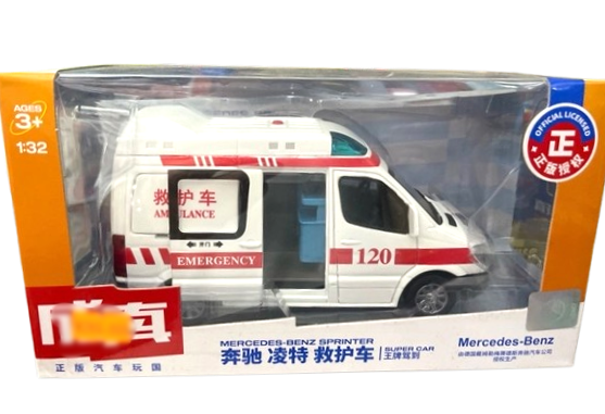 Mô hình ô tô cấp cứu có âm thanh và ánh sáng_88406