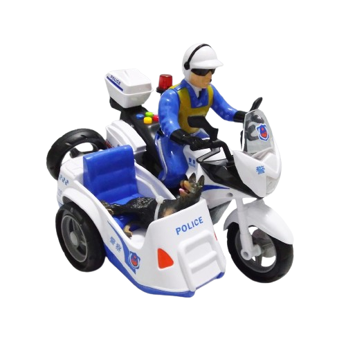 Mô hình xe máy cảnh sát cơ động_9861