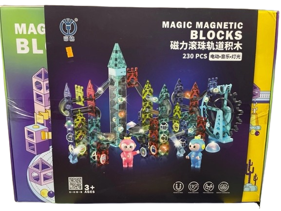 Đồ chơi xếp hình nam châm STEAM 3D 230pcs_13805