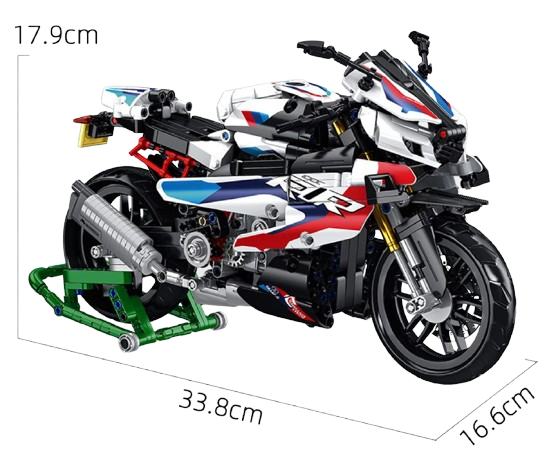 Đồ chơi xếp hình Technic BMW M1000RR Motorcycle xe đua phân khối lớn_672004