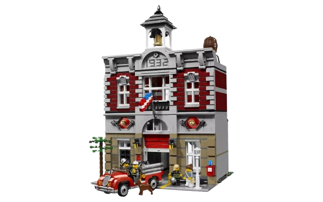 Đồ chơi xếp hình toà nhà Trụ Sở Cứu Hỏa Modular_15004