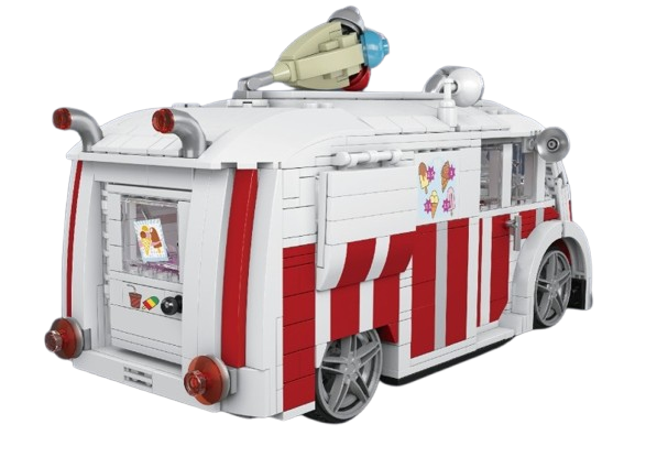Đồ chơi xếp hình xe bán kem_10039
