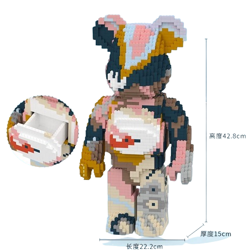 Đồ chơi xếp hình Bearbrick Nirvana_89003