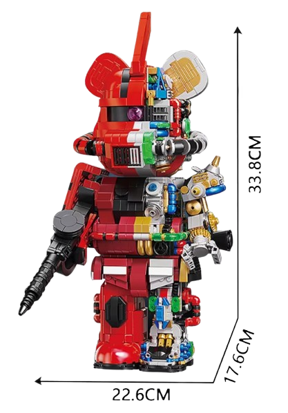 Đồ chơi xếp hình Bearbrick Robot Zaku_188010