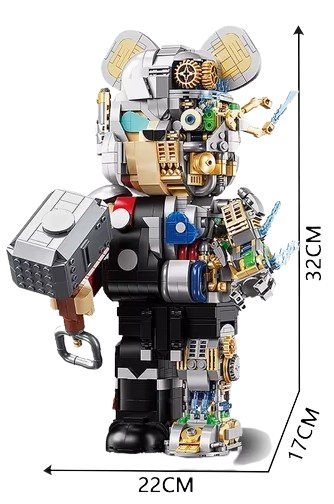 Đồ chơi xếp hình Bearbrick Robot Thor_188011