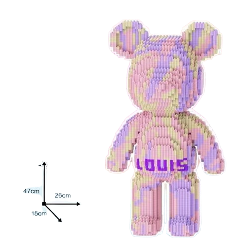 Đồ chơi xếp hình Bearbrick Louis_9924