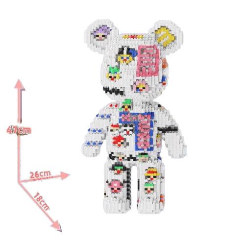 Đồ chơi xếp hình Bearbrick One Piece_5548