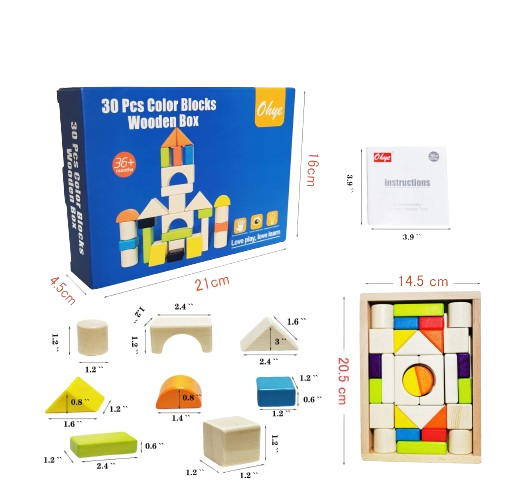 Đồ chơi xây dựng bằng gỗ