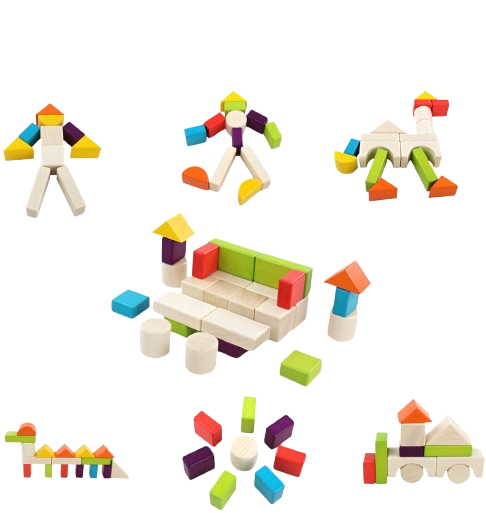 Đồ chơi xây dựng bằng gỗ