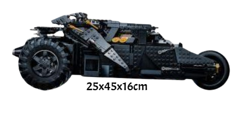 Đồ chơi xếp hình xe The Tumbler BatMan Decool