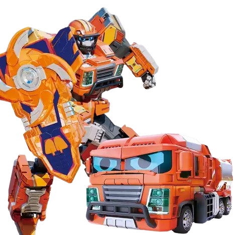 Robot biến hình Mega Trucker Orange_8109