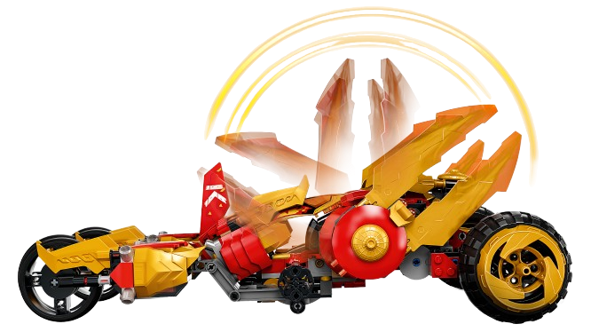 Đồ chơi xếp hình Ninja Kai's Golden Dragon Raider_60012