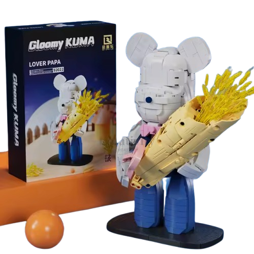 Đồ chơi xếp hình Bearbrick RƠM KUMA ẢM ĐẠM_92022