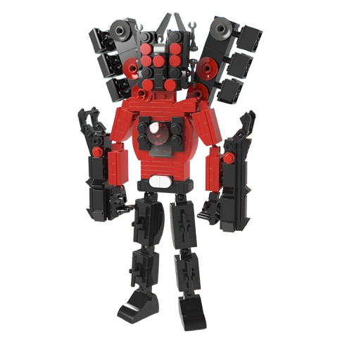 Đồ chơi xếp hình Robot Skibidi Toilet Camera Man_2412