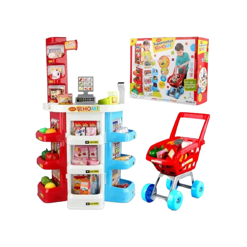 Bộ đồ chơi siêu thị có máy quẹt thẻ tính tiền_668-20