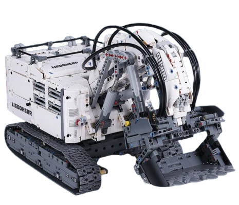 Đồ chơi xếp hình Máy đào khai thác Terex RH400_13130