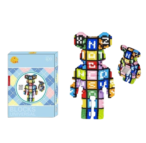 Đồ chơi xếp hình Bearbrick chữ cái ABC_1700