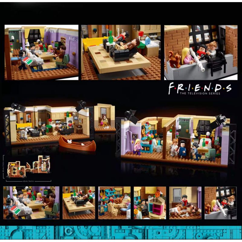 Đồ chơi xếp hình BẠN BÈ CĂN HỘ CỦA MONICA VÀ RACHEL_B6333