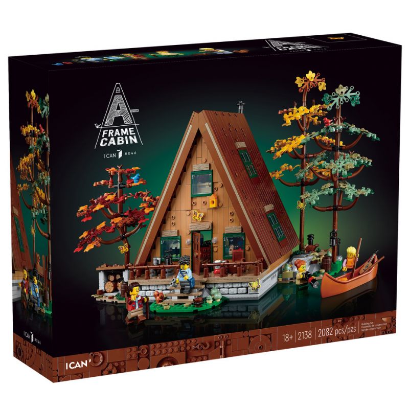 Đồ chơi xếp hình nhà A-Frame Cabin_67001