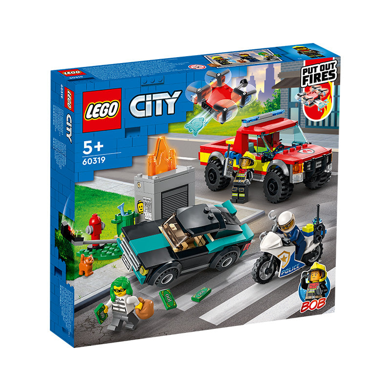 Đồ chơi xếp hình lego city xe cứu hoả cảnh sát 60319