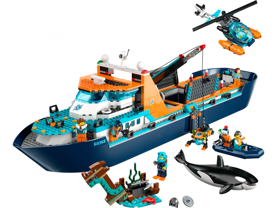 Đồ chơi xếp hình Lego city tàu thám hiểm bắc cực 60368