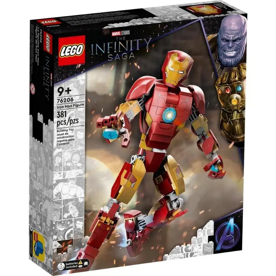 Đồ chơi xếp hình LEGO người sắt Ironman_76206