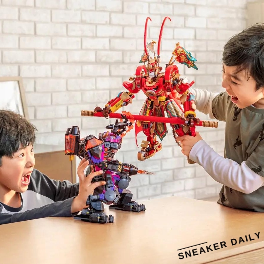 Đồ chơi xếp hình Monkey King Warrior Mech_8002