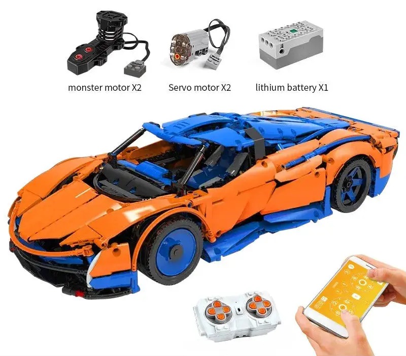 Đồ chơi xếp hình xe McLaren 720S điều khiển từ xa_13098