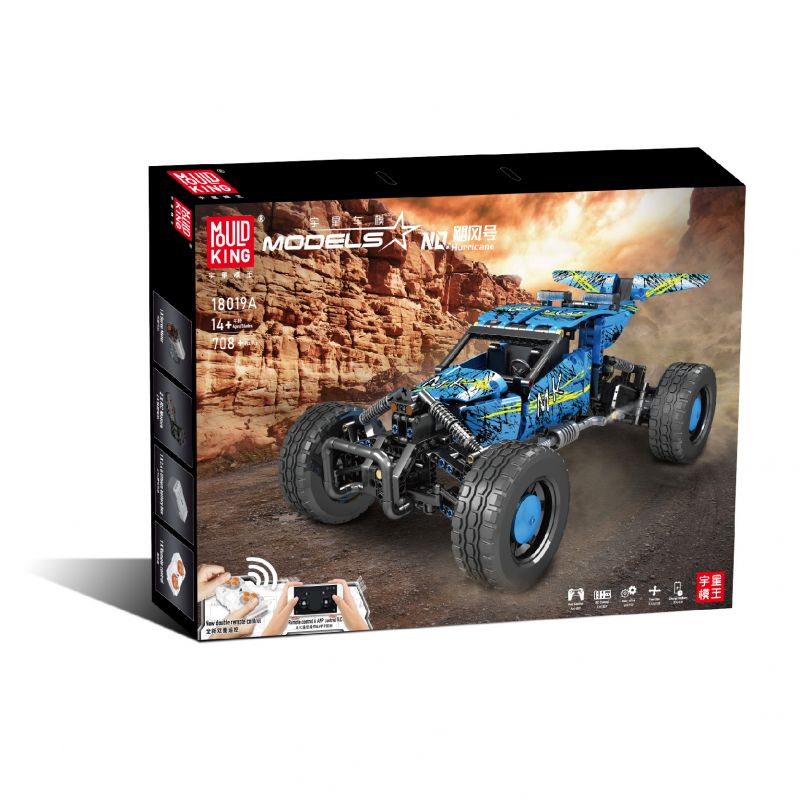 Đồ chơi xếp hình ô tô RC Hurricane có điều khiển_18019A