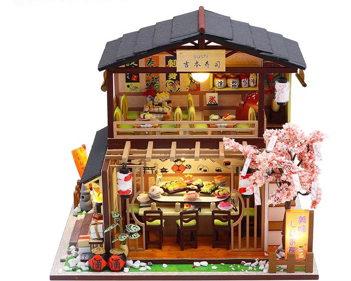 Đồ chơi xếp hình nhà gỗ búp bê siêu xinh_M2011