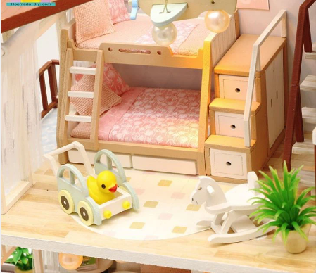 Đồ chơi xếp hình lắp ráp nhà gỗ cực xinh_L901