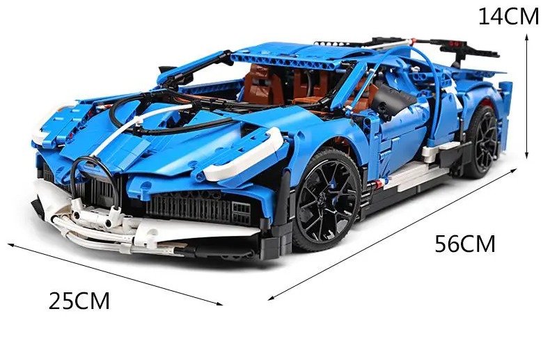 Đồ chơi xếp hình ô tô Bugatti Divo có điều khiển_13125