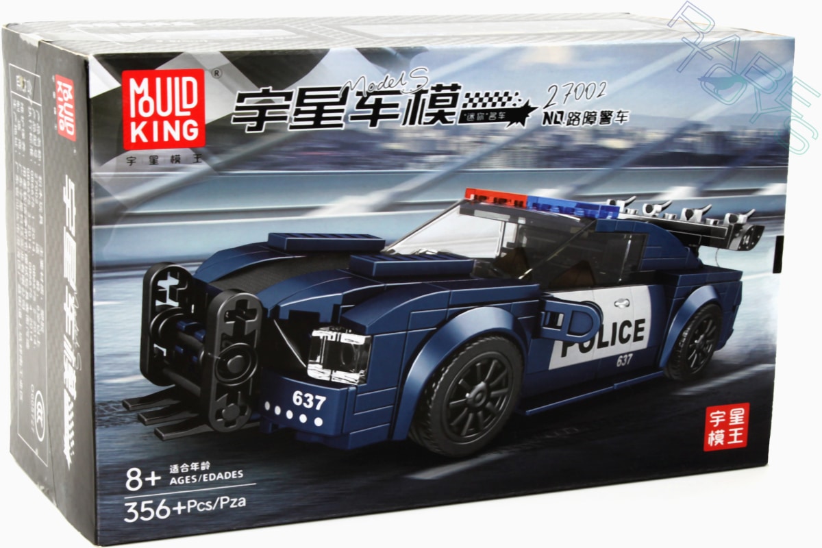 Đồ chơi xếp hình ô tô Police Car_27002
