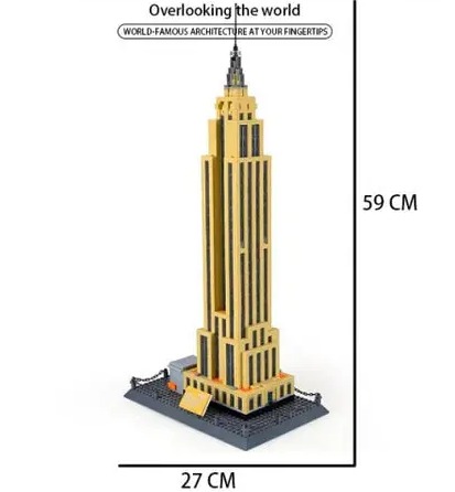 Đồ chơi xếp hình Tòa nhà Empire State của New York_5212