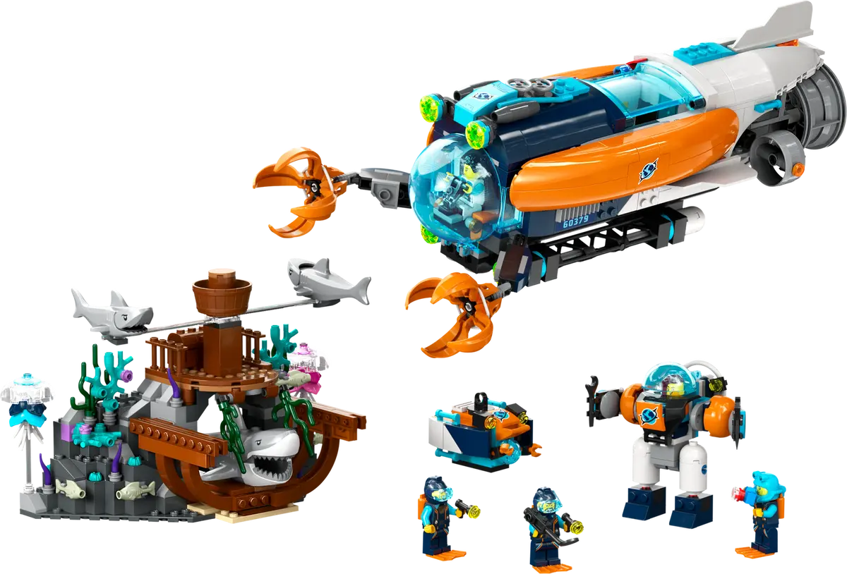 Đồ chơi xếp hình Lego city tàu ngầm 60379