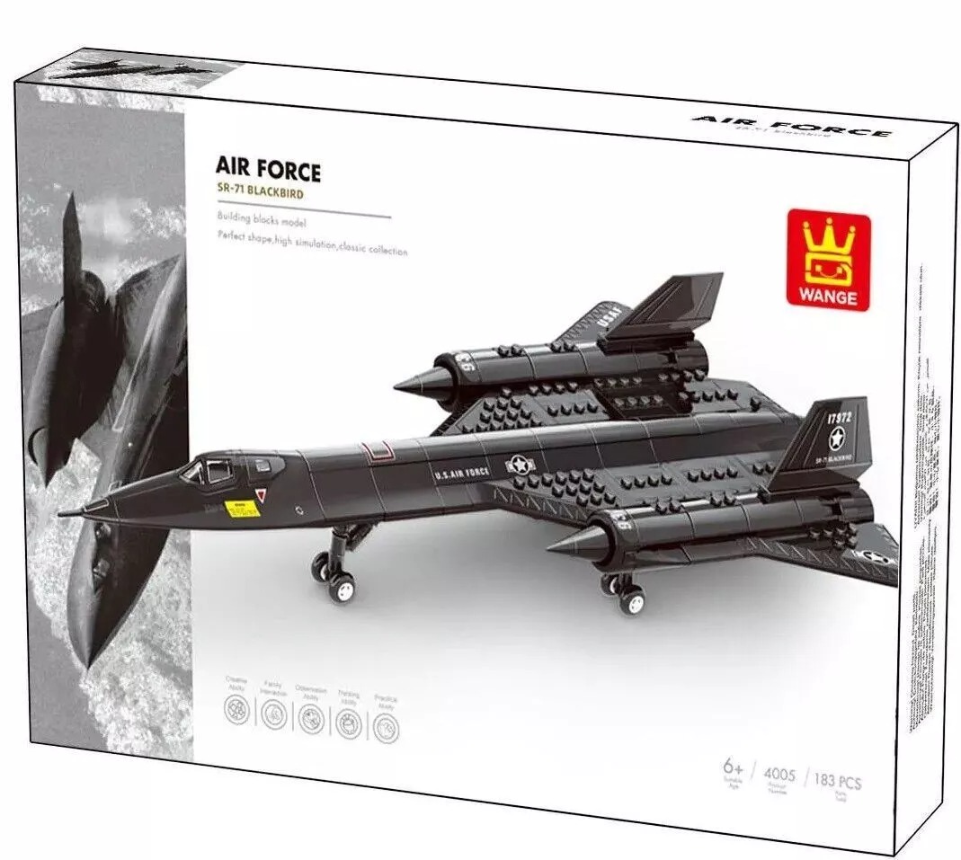 Đồ chơi xếp hình Máy bay SR-71 Blackbird_4005