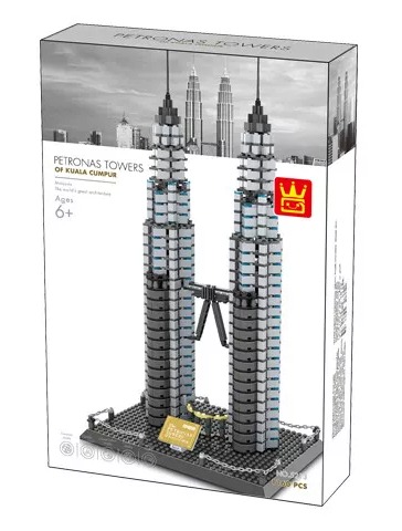 Đồ chơi xếp hình tháp đôi Petronas_5213