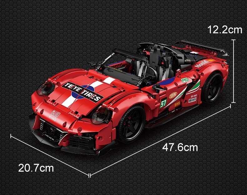 Đồ chơi xếp hình ô tô Porsche 911 có điều khiển_13176