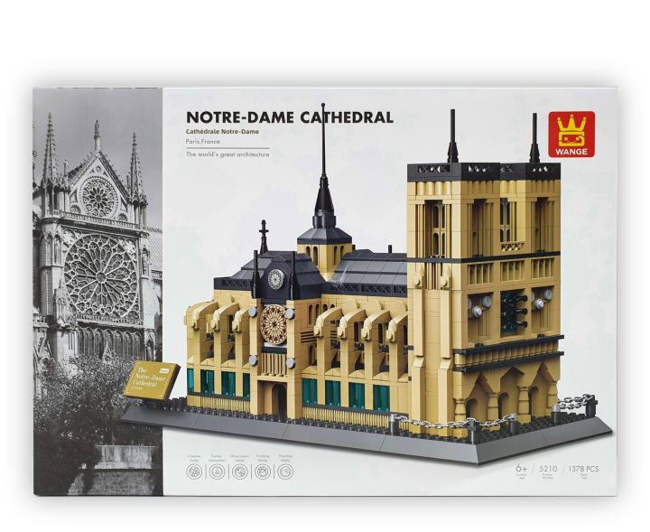 Đồ chơi xếp hình Nhà thờ Đức Bà Paris_5210