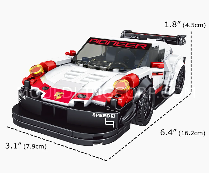 Đồ chơi xếp hình ô tô Speed ​​​​Racing Champions 911 Carrera RSR_27010