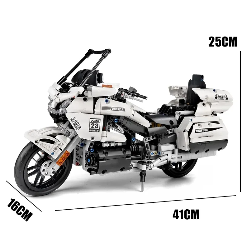 Đồ chơi xếp hình moto Honda Gold Wing GL1800_23001