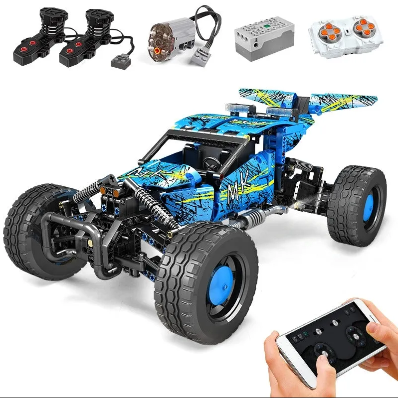 Đồ chơi xếp hình ô tô RC Hurricane có điều khiển_18019A