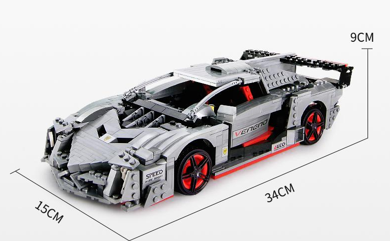 Đồ chơi xếp hình ô tô Lamborghini Poison_13110